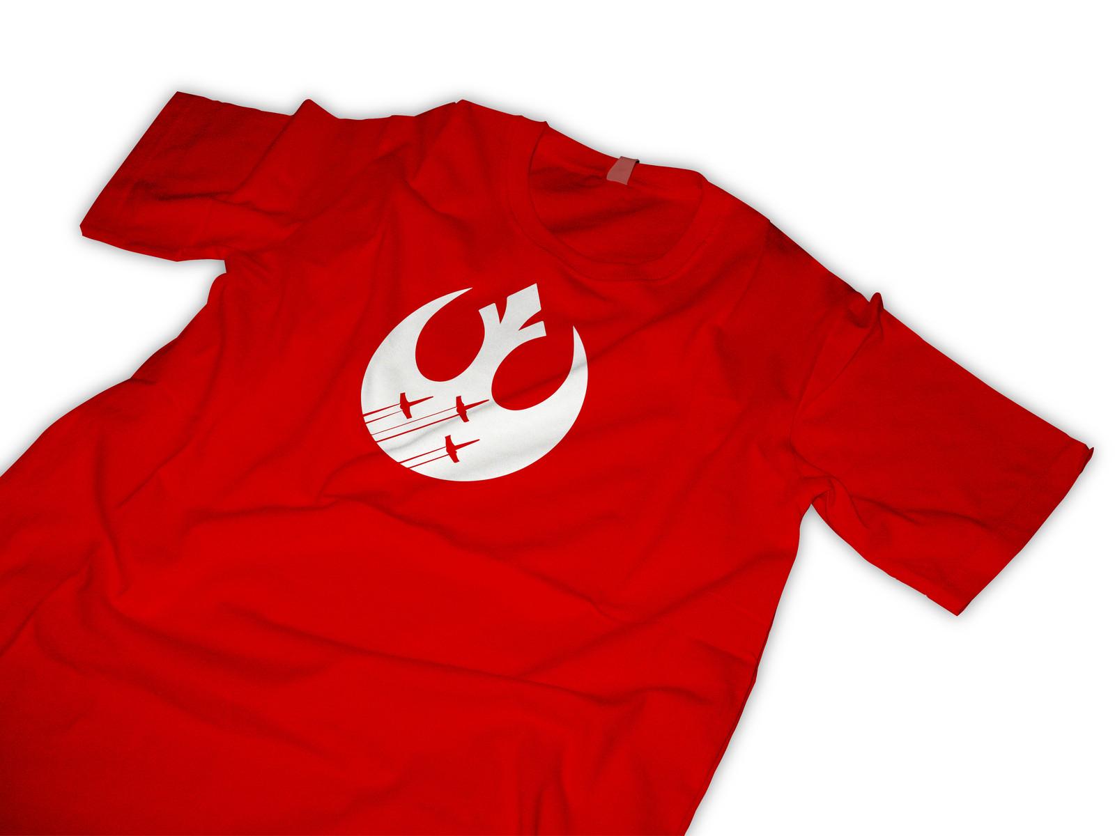 Star Wars Tshirt X wing Attack wing flight path S разноцветный