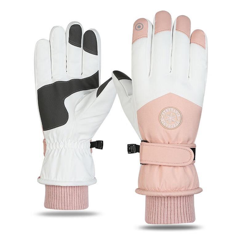 

Ankerlai Unisex Winter Waterproof Touchscreen Ski Gloves One Size