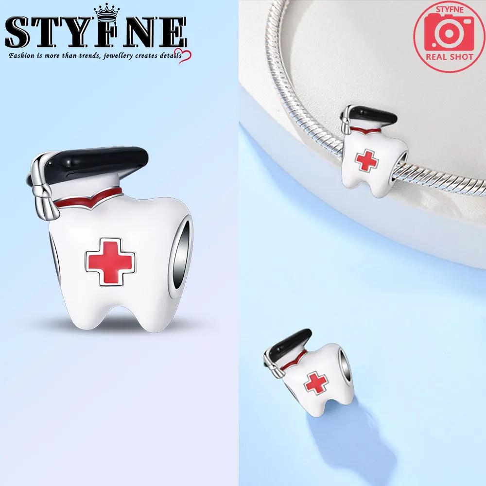 Eleganti Charms e Perline in Rame 100% Serie Professioni Medico Pittore Musicista Infermiere Adatti a Braccialetti Originali Gioielli Fai da Te