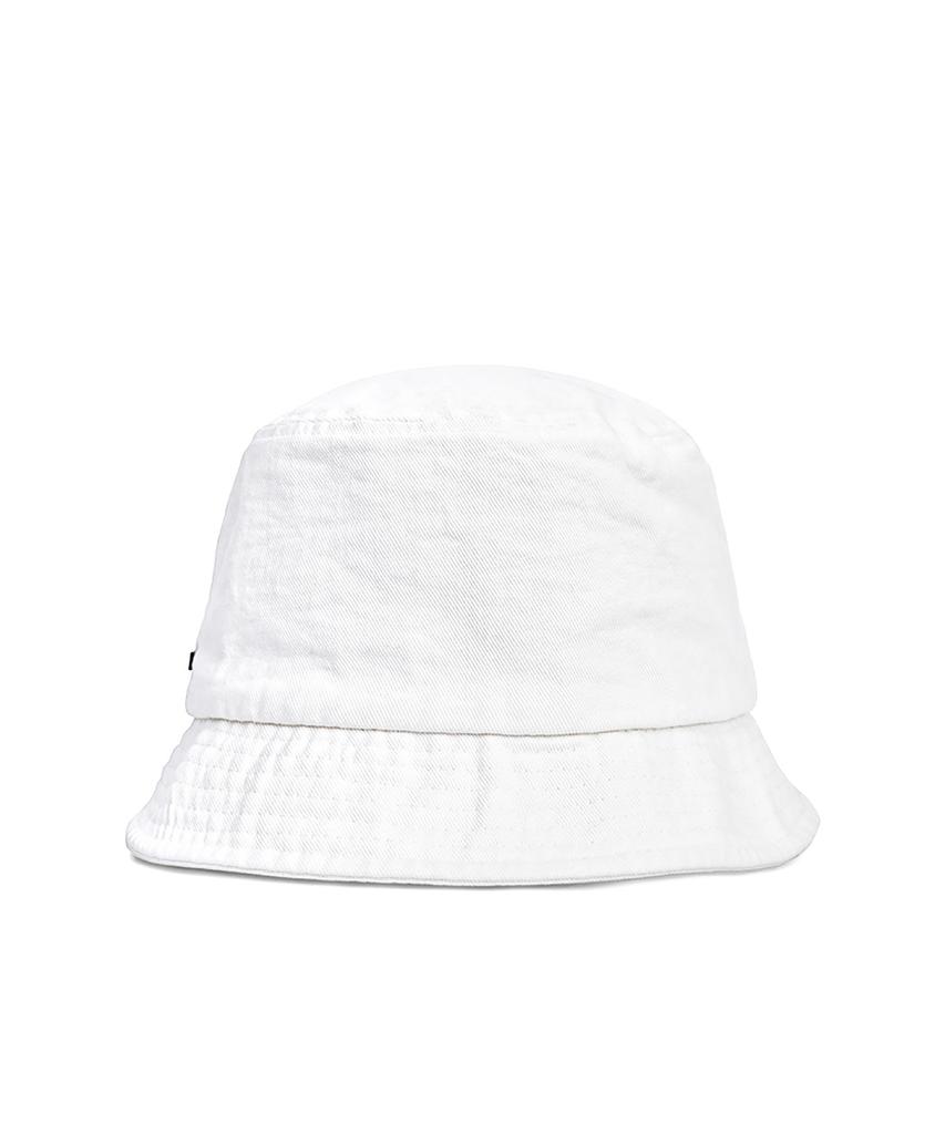 BLACKBLOND Vividi Smile Logo Denim Bucket Hat (White)