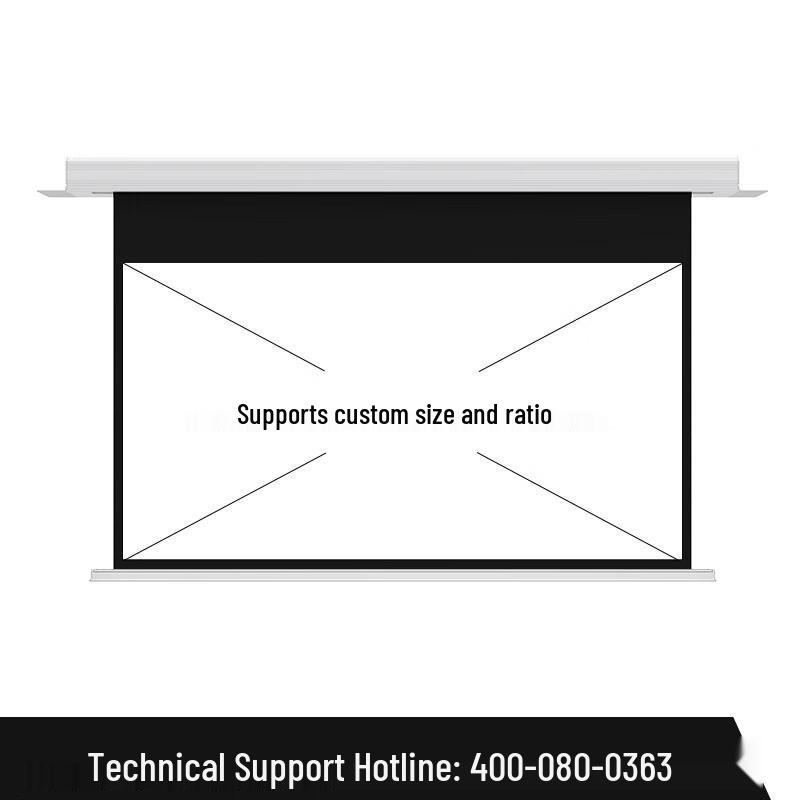 IN&VI TY Series AI Smart Voice Electric Ceiling Projection Screen