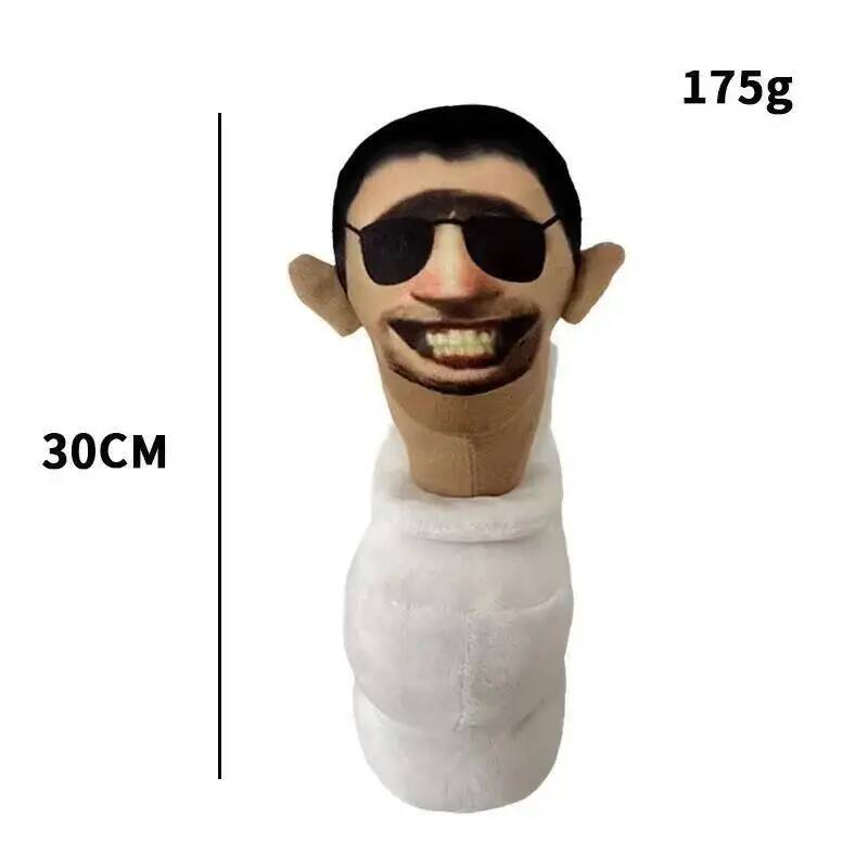 1-8pcs Skibidi Toilet Plush Titans Cameraman TV Man Drill Man Titans Speakerman Drillman Speaker Doll Soft Toy Stuffed Animal