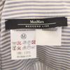 MAX MARA Weekend Striped Pattern 7 Minutes Sleeve Button Down Shirt M Women Used
