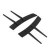 2 Pcs Gloss Black Front Bumper Side Spoiler ABS Body Spoiler Canard Universal for Car
