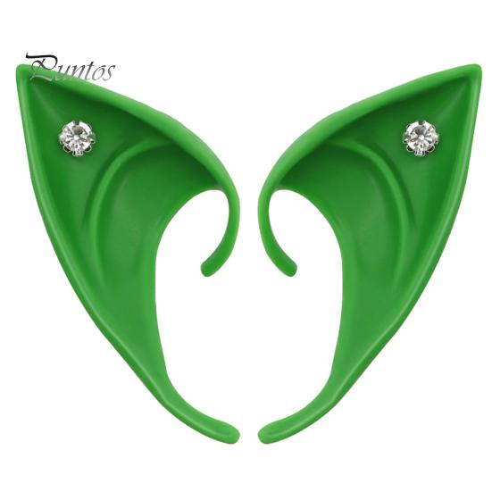 1 par alveører Realistisk høy simulering myke scenerekvisitter Halloween Cosplay silikon alveører