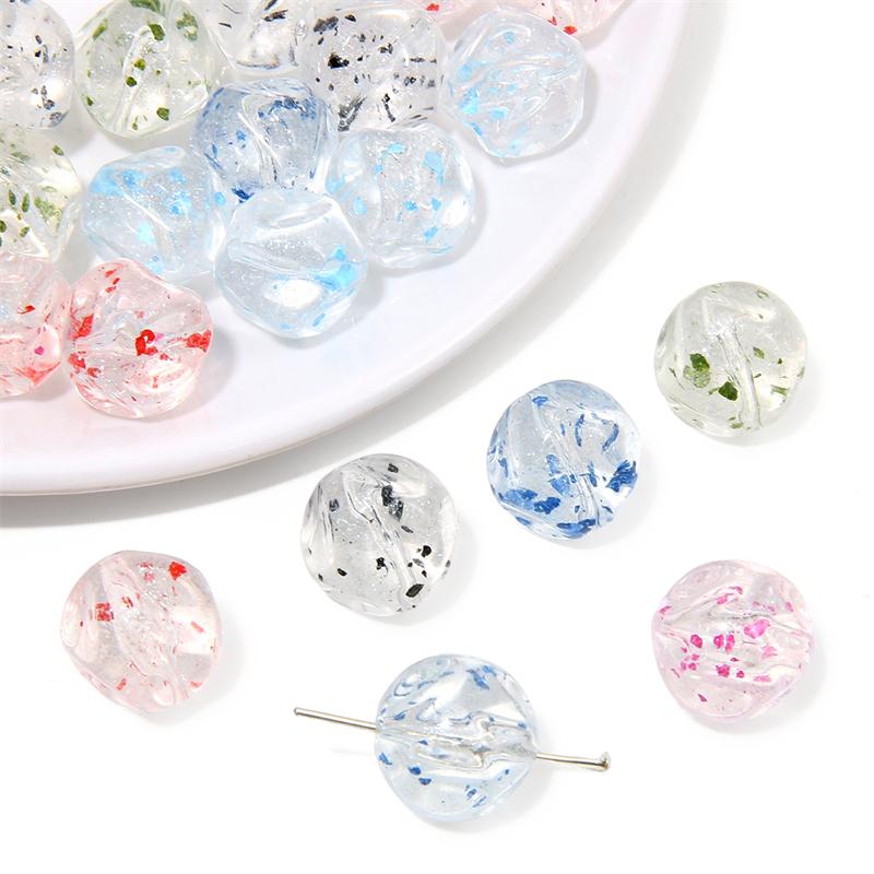 

Акриловые бусины овальной вогнутой формы, аксессуары в виде сушеной вишни для DIY, ожерелье, браслет, серьги, изготовление ювелирных изделий разноцветный