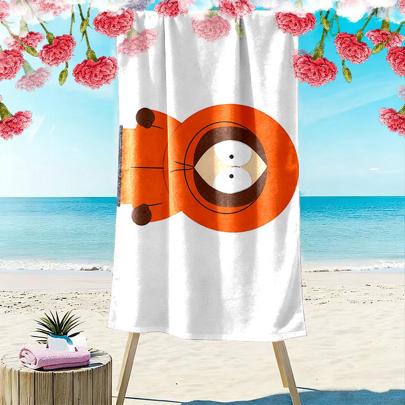 Kenny McCormick Print Beach Towel, Large Soft Quick Dry Towel for Beach Camping Swimming