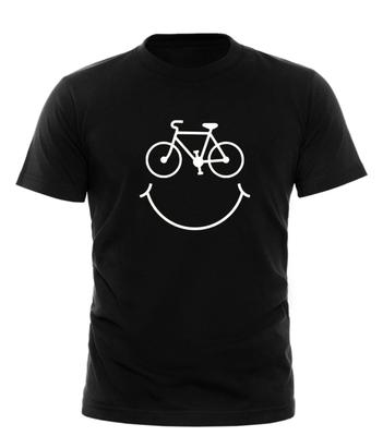 Radfahren RLTW Cycle Smile - Herren Lustiges Neuheit Top Geschenk T-Shirt Alle Größen