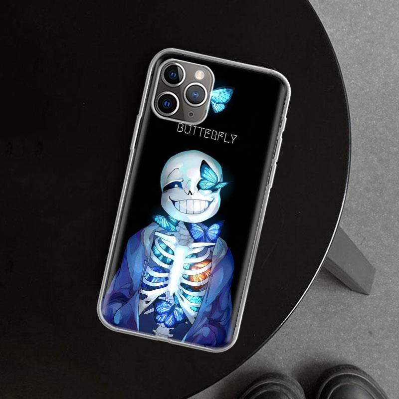 Undertale Sans Doggo Phone Case Cover For iPhone 11 12 13 Mini 14 15 Plus 16 Pro Max 17 Air 7 8 + SE Art Customized Fundas 11 12