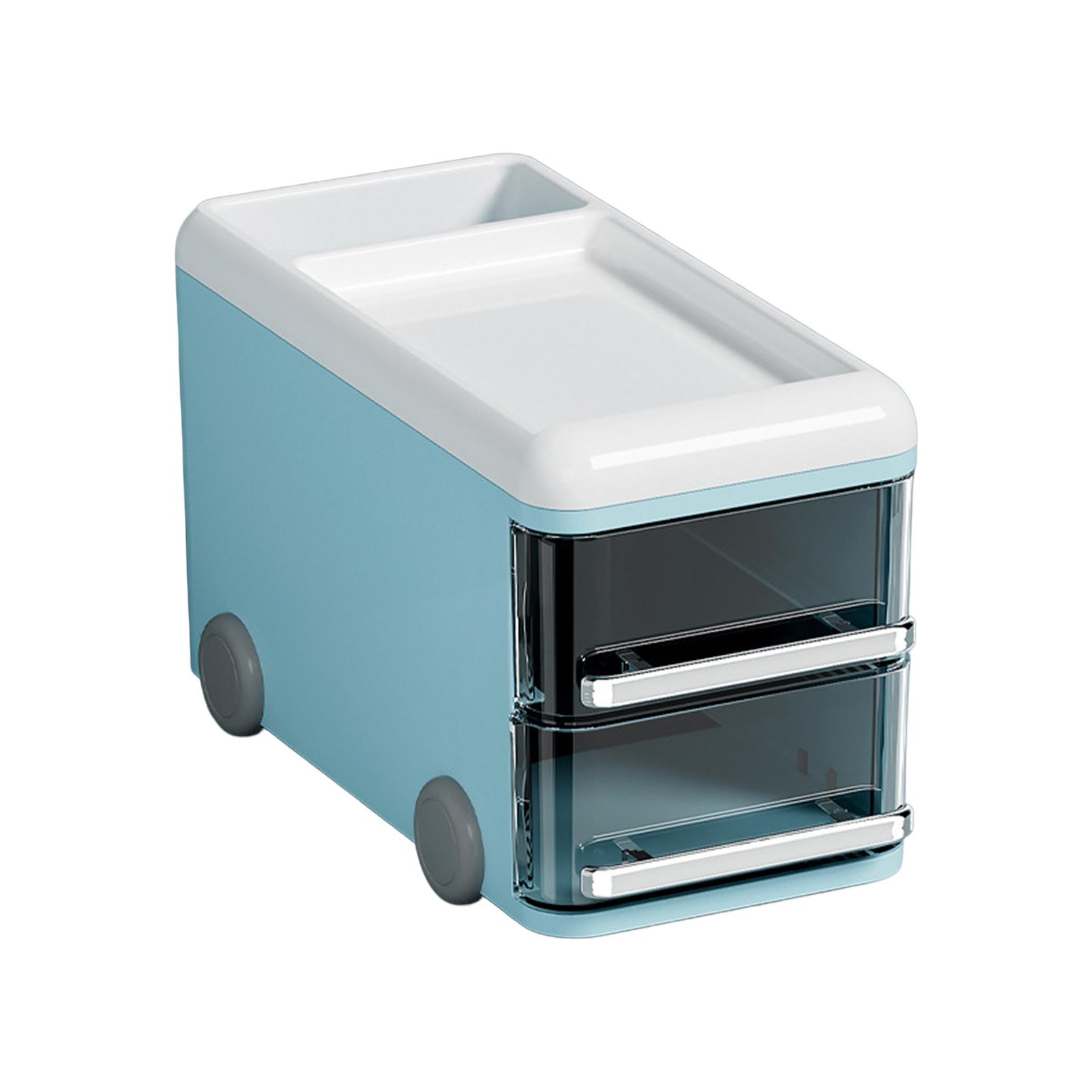 

Bus Shaped Pen Holder Transparent Drawer Type Stationery Storage Box For Students