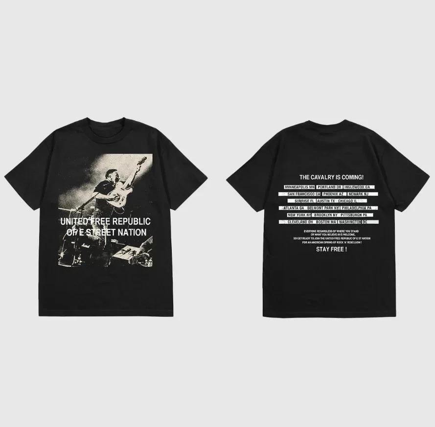 Bruce Springsteen 2026 Land Of Hope & Dreams American Tour T-Shirt 4XL