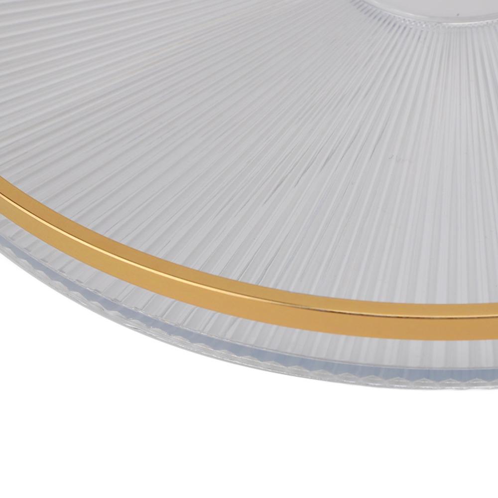 Glossy Decorative Platter Plastic Display Plate Lightweight Plastic Tray Home