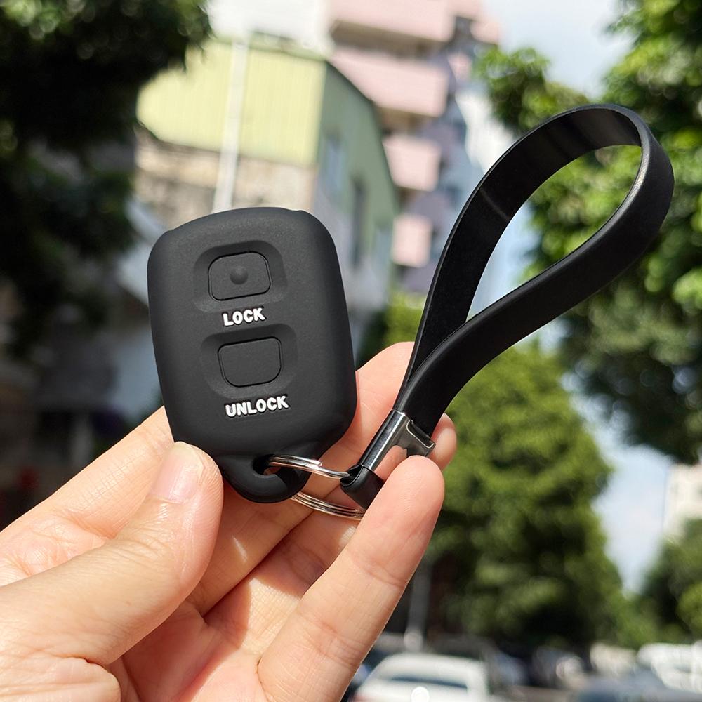 Key Fob Remote Case Protective Fit For Daihatsu Sirion 2 Terios Sirion 2 Ipsum Fit For Toyota Corolla G6 Rav4 Key Ring Mount