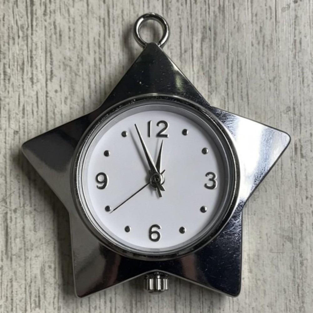 Star Design Pocket Watch Pendant Retro Style Pocket Watch Gift Keychain Ornaments Gift Giving
