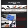 For Mitsubishi ASX 2010-2019 2011 2012 2013 2014 Wiper Front&Rear Wiper Blades Windshield Windscreen Window Brushes 24"+21"+10"