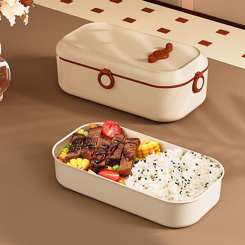 Isolerad elektrisk uppvärmd matlåda för en person