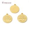 18K Gold Plated The Tree Of Life Charms For Jewelry,Pendants For Bracelets,Fashion Necklace Pendant Making DIY Accessories