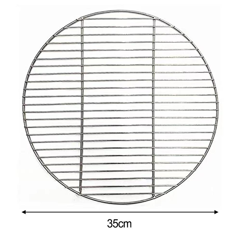 Round Stainless Steel Barbecue Grill Net for Outdoor Cooking 30cm 35cm 40cm