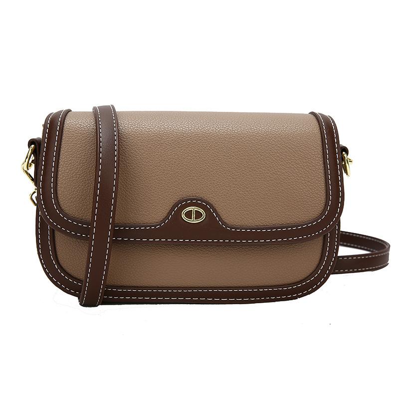 Autumn and Winter Fashion Design Simple Small Square Bag New Popular Messenger Bag Shoulder Bag
