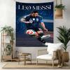 Messi SeinaDekoratsioon Vaipkunst Lemmiklooma Mälestuseks Sünnipäevaks Pulmapeoks Taustaks Perekingitus