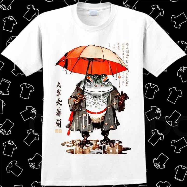 Matsumoto Hoji Rain Frog Star Japanese Rainy Day T Shirt Meme Gift Gamer 945 XXXXL