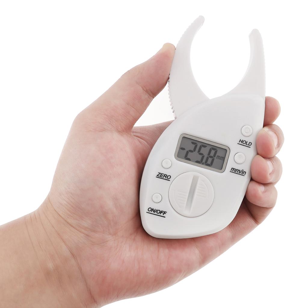 Portable Digital Body Fat Caliper Heavy Duty Professional Fitness Measurement