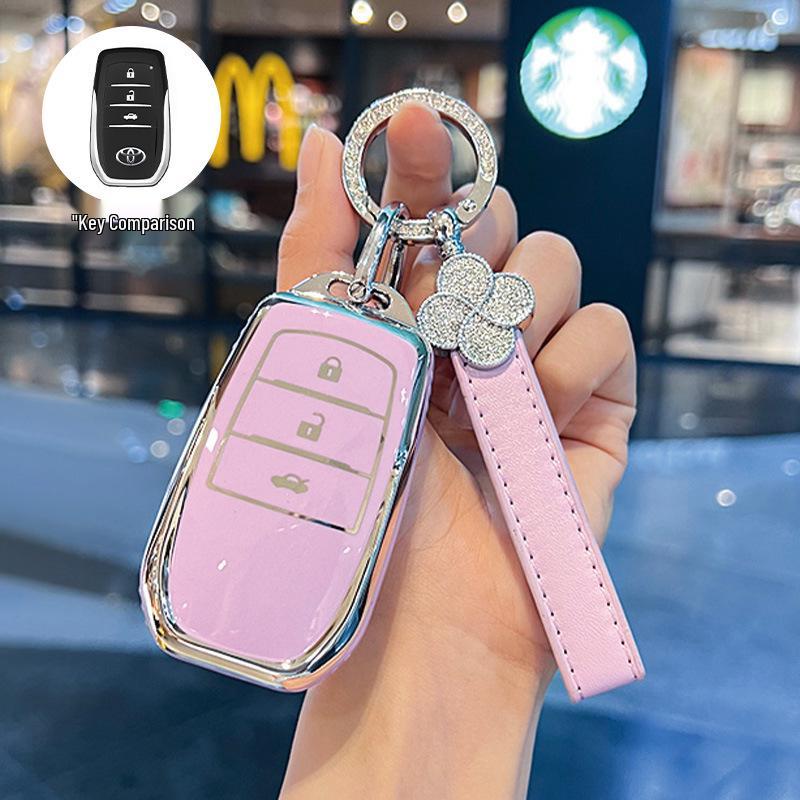 Toyota Schlüsselabdeckung Kompatibel mit Corolla, Camry, Levin, RAV4, Venza, Avalon und Fenglanda