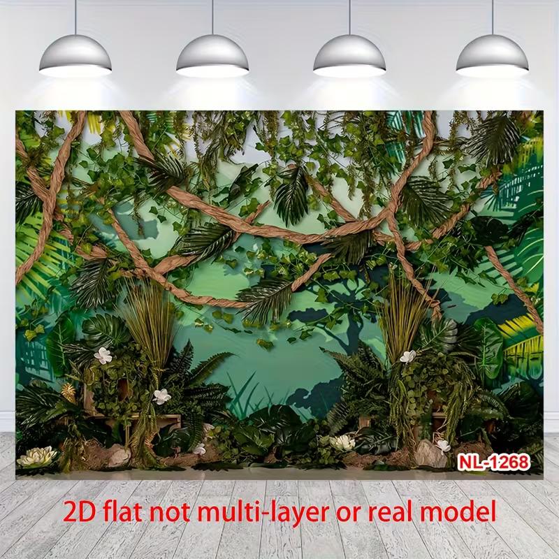2D Boho Forest Twisted Branch Backdrop for Indoor Nature Studio Shooting 47.2x31.5inch/120*80cm