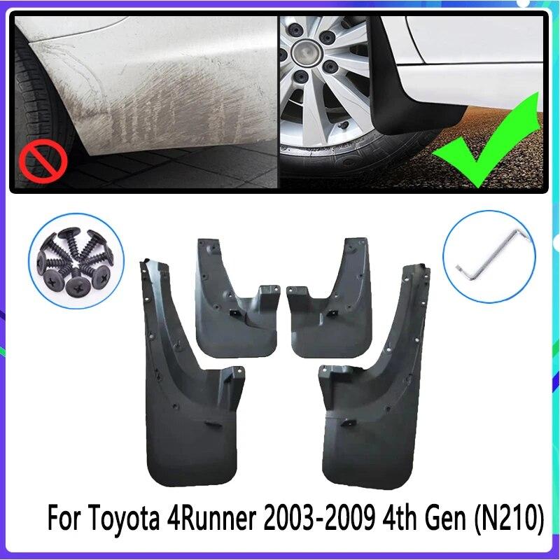 Car Mud Flaps for Toyota 4Runner 4 Runner SUV 2003~2009 2004 2005 2006  Mudguard Splash Guards Fender Mudflaps Auto Accessories