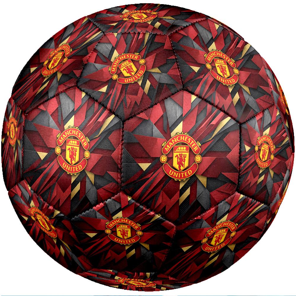 Manchester United Thema Fußballball Größe 5 Fußballball Weiche Haptik Professioneller Trainingsfußball für Outdoor-Sportarten
