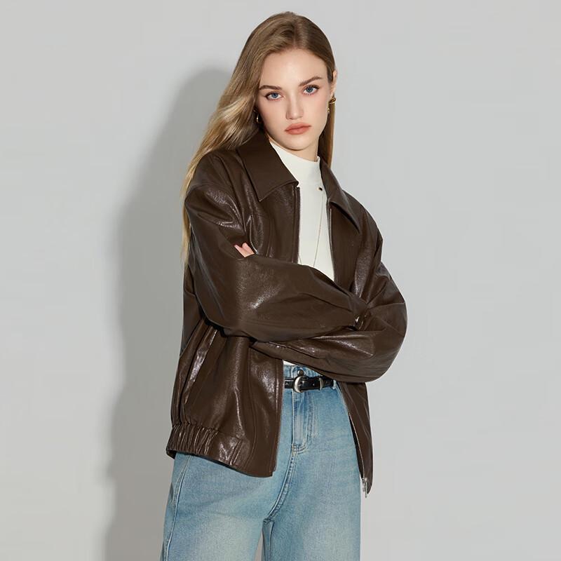 Women's American Retro Faux Leather Jacket