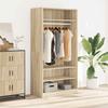 Wardrobe Sonoma Oak 100 x 50 x 200 cm Particleboard