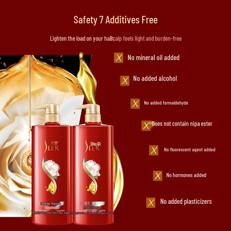 Slek Camellia Oil Shine & Anti-Dandruff Shampoo