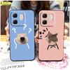 Dirt-resistant Couple Phone Case For Infinix Hot50i/Smart9/X6531/X6532 Fashion Design Cute TPU Graffiti Back Cover