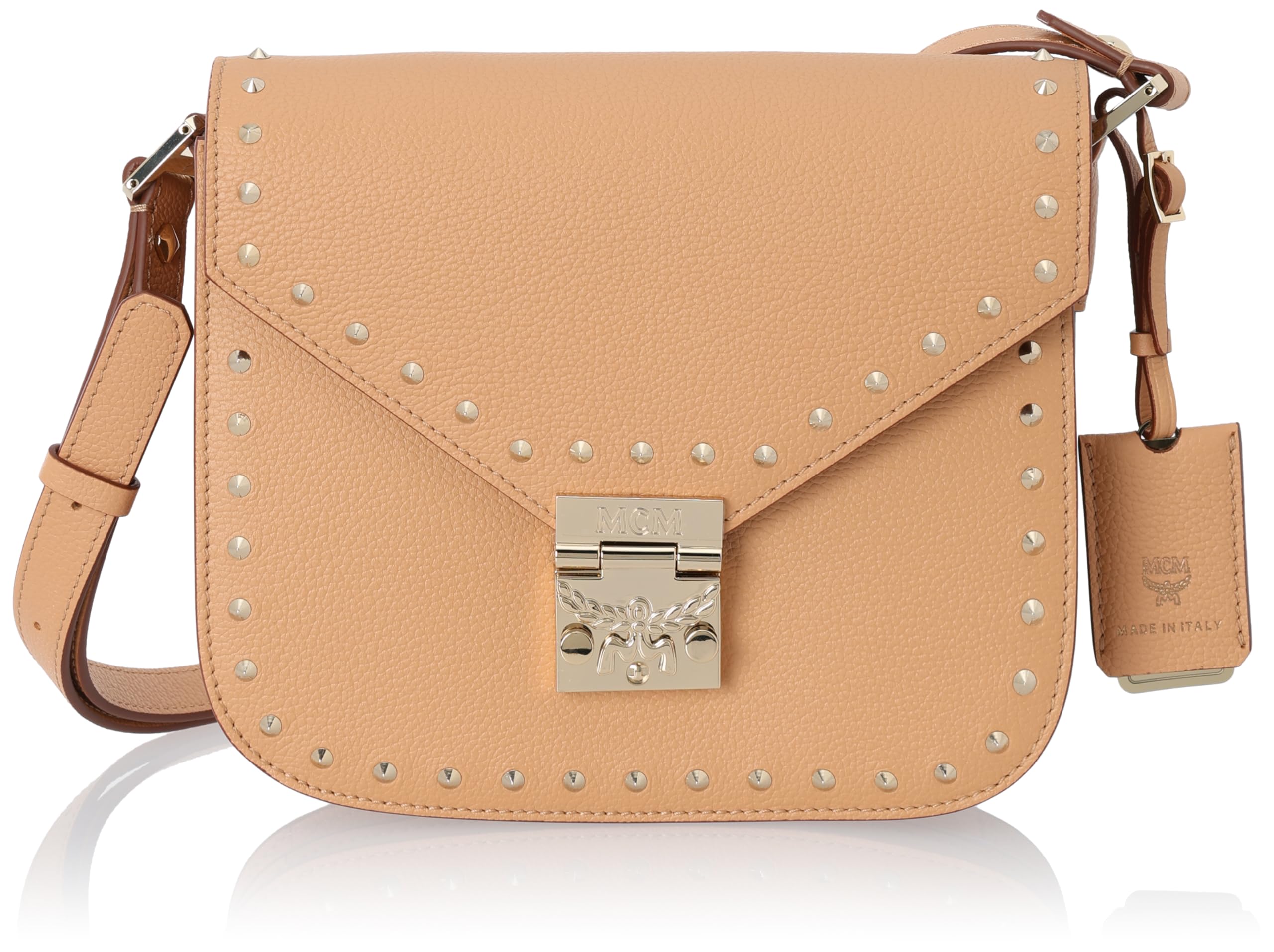 

MCM Beige Shoulder Bag MWS9APA17 Women s [Used] бежевий