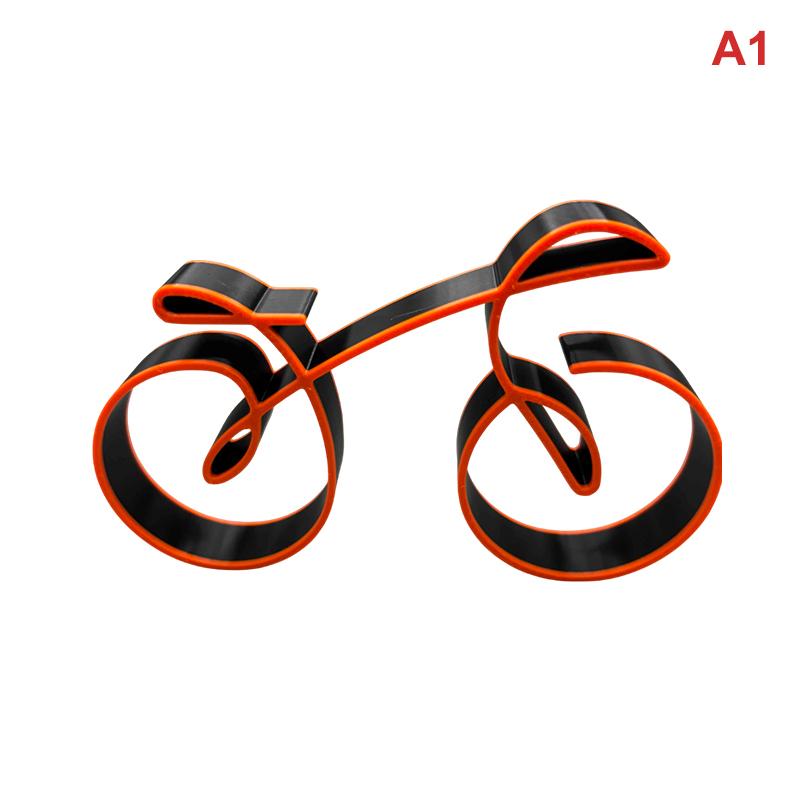 Mini Bicycle Desktop Decoration 3D Minimalist Bike Model Ornament Cycling Sculpture Bookshelf Decor Home Office Decor Gift