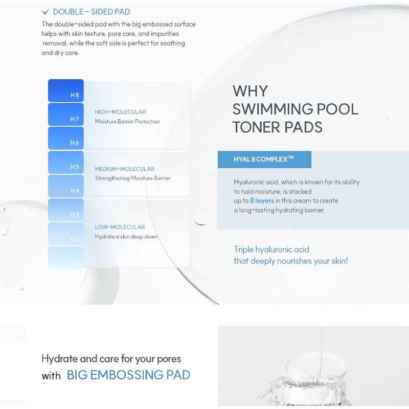 EQQUALBERRY - Swimming Pool Toner Pads