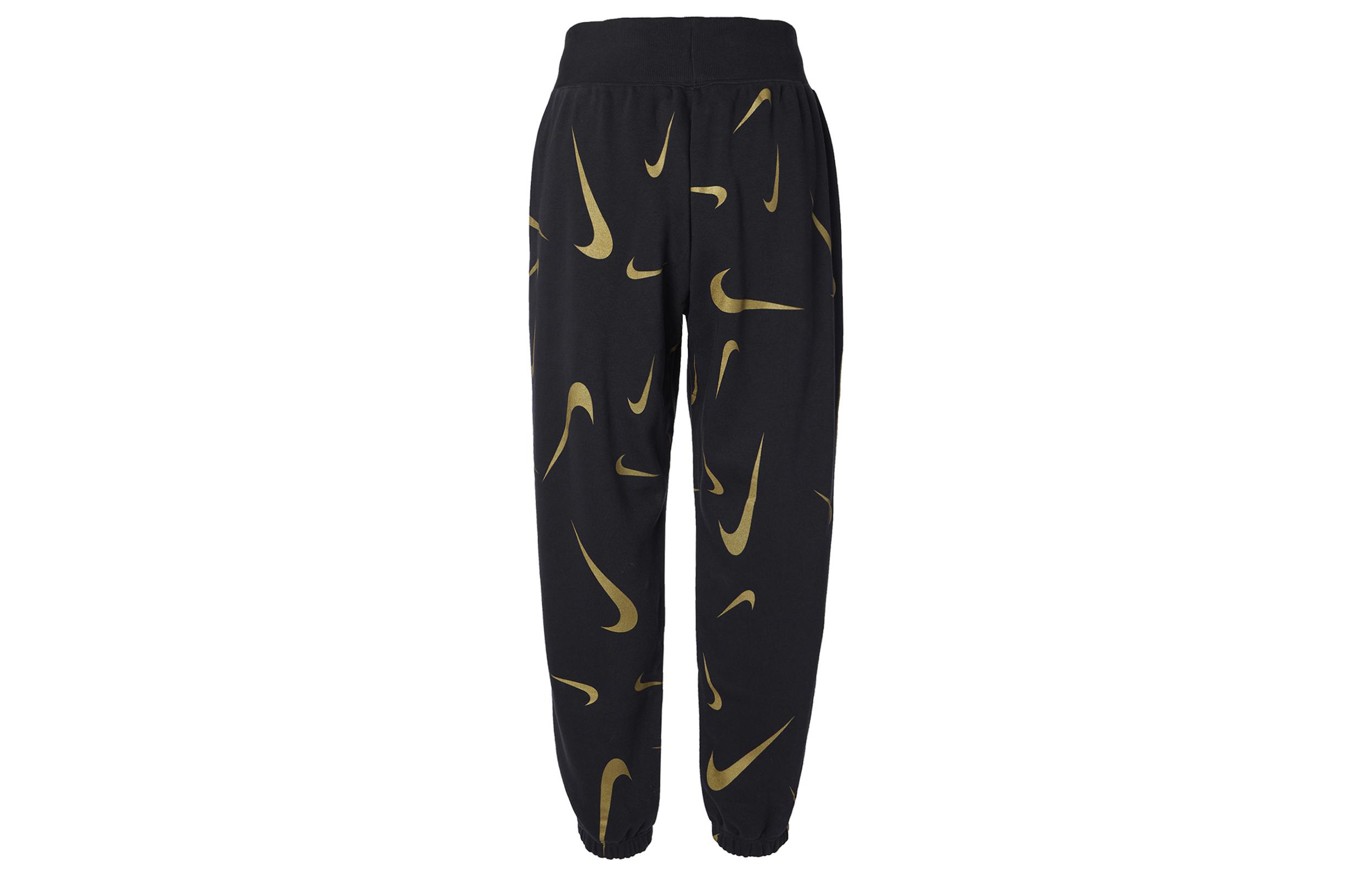 Nike Knitted Sweatpants Women s Black Thickened Sweatpants FB8755-010 XS