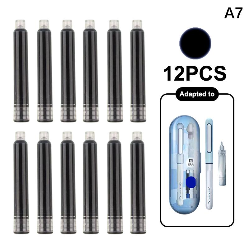 

Перьевая ручка выдвижное перо EF набор синие и черные чернила плавное письмо каллиграфия ведение журнала рисование ручка офисные школьные принадлежности