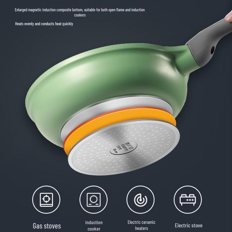 Chu Da Huang 26cm Maifan Stone Non-stick Frying Pan