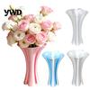 Minimalist Floral Holder Modern 3D Printed Vase, Artistic Flower Elegant Decorative Vase Table Centerpiece for Artificial Plants, Fresh Flowers