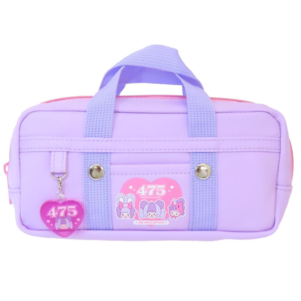 Tees Factory Shinako x Monchhichi Совместная Сумка-Пенал в Школьном Стиле, Мончхичи, Прибл.. D55xW190xH85мм (MC-5544502MC)