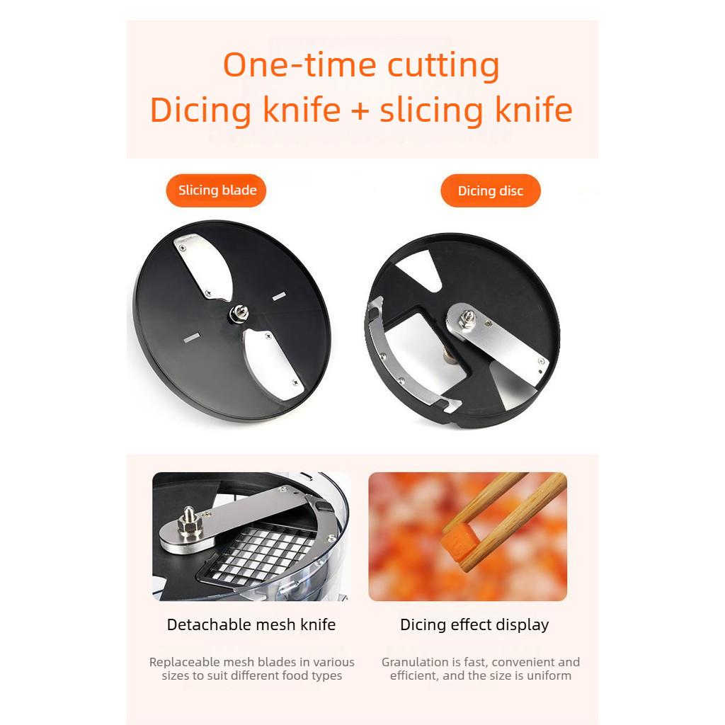 Automatic Vegetable Cuber Multifunctional Vegetable Cutter Vegetable Slicer Granulator Carrot Diced Potato Dicing Slicer