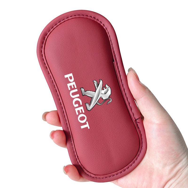 For Peugeot 308 408 508 RCZ 208 3008 2008 206 207 108 406 407 408 206 207 208 306 307 1Pcs Leather Car Pillow Car Knee Pad Elastic Memory Foam Leg Pad
