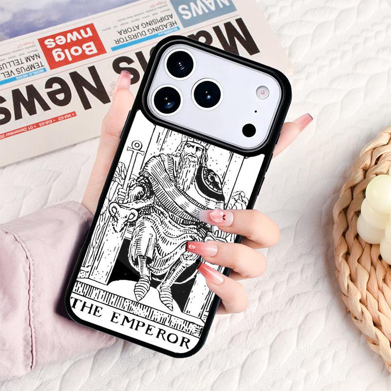 Tarotkarten Astrologie Sonne Mond Handyhülle Für IPhone 17 16e 15 14 13 12 11 Pro Max Air Mini Weiche Schutzhülle