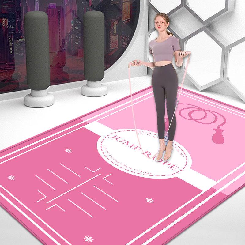 

Амортизирующий, звуконепроницаемый, нескользящий коврик для фитнеса и йоги - Бесплатная доставка 40*60 cm (Upgraded Silicone Base)