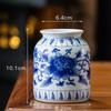 Antique Blue and White Chinese Porcelain Vase - European & American Handicraft for Flower Arrangements