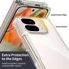 For Google Pixel 10 Pro Fold Case Anti-Scratch TPU+Acrylic Clear Back Phone Cover