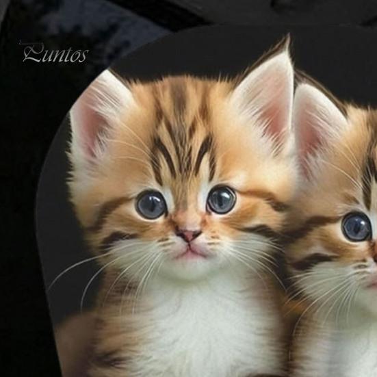Personalized Car Interior Decor 2Pcs Cute Cat Headrest Covers, Breathable Auto Seat Covers Protectors, Stretchy Universal Accessories for SUV