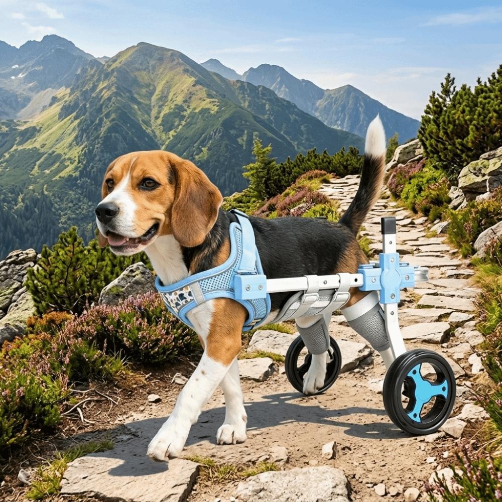 Breathable Harness Pet Rehabilitation Cart Disabled Pet Walking Aid  Rehabilitation Training